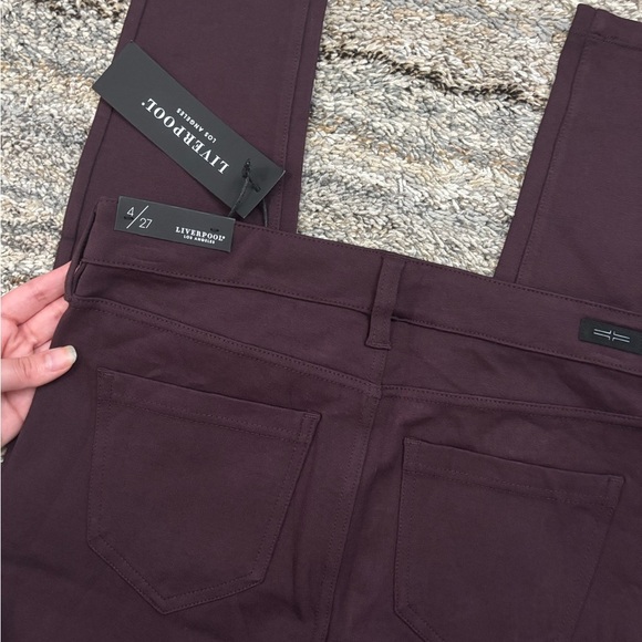 Liverpool Skinny Jeans In Aubergine Sz 4/27 NWT | Liverpool Mid Rise Skinny NEW- - Picture 6 of 13